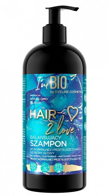 EVELINE I'm Bio Hair 2 Love BALANSUJĄCY SZAMPON do włosów przetłuszczających się