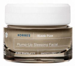 Korres BLACK PINE 4D Plump-Up Sleeping Facial UJĘDRNIAJĄCY KREM NA NOC
