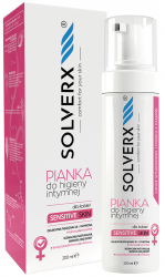 SOLVERX Sensitive Skin PIANKA DO HIGIENY INTYMNEJ do skóry wrażliwej