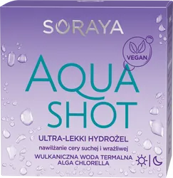 SORAYA Aqua Shot ULTRA-LEKKI HYDROŻEL cera sucha i wrażliwa