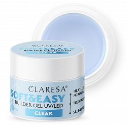 CLARESA Soft & Easy ŻEL BUDUJĄCY UV/LED Clear
