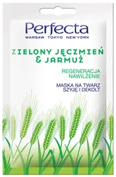 Perfecta Maska na twarz,szyję i dekolt Zielony Jęczmień & Jarmuż 10ml