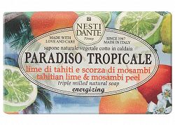 Nesti Dante NATURALNE MYDŁO TOALETOWE Paradiso Tropicale ENERGETYZUJĄCE Tahitian Lime & Mosambi Peel