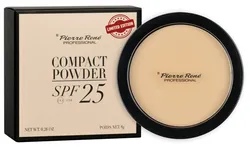 PIERRE RENE Compact Powder PUDER PRASOWANY SPF25 102 Warm Ivory