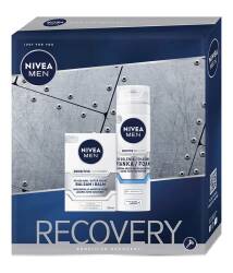 NIVEA Men Recovery ZESTAW 2-ELEMENTOWY balsam po goleniu + pianka do golenia