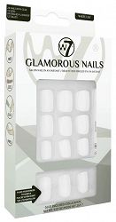 W7 Glamorous Nails SZTUCZNE PAZNOKCIE White Lily
