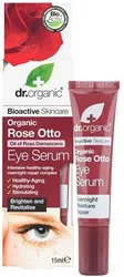 Dr.Organic ROSE OTTO serum pod oczy z ORGANICZNYM OLEJKIEM RÓŻANYM nawilżająco-rozświetlające