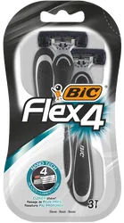 BIC maszynka do golenia FLEX 4 ostrza | 3 szt.
