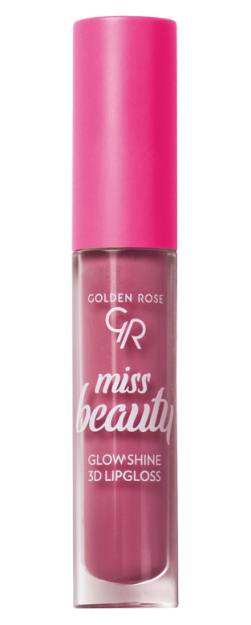 Golden Rose MISS BEAUTY Glow Shine 3D BŁYSZCZYK DO UST 04 Pink Dream