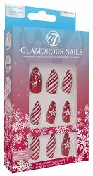 W7 Glamorous Nails SZTUCZNE PAZNOKCIE Candy Sleigh