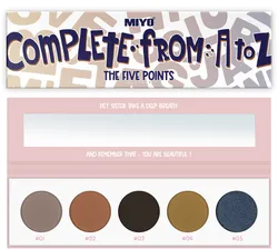 MIYO Five Points PALETA CIENI 23 Complete From A To Z
