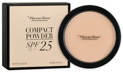 PIERRE RENE Compact Powder PUDER PRASOWANY SPF25 02 Basic