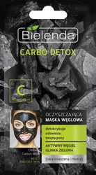 BIELENDA Carbo Detox oczyszczająca maseczka CERA TŁUSTA/MIESZANA