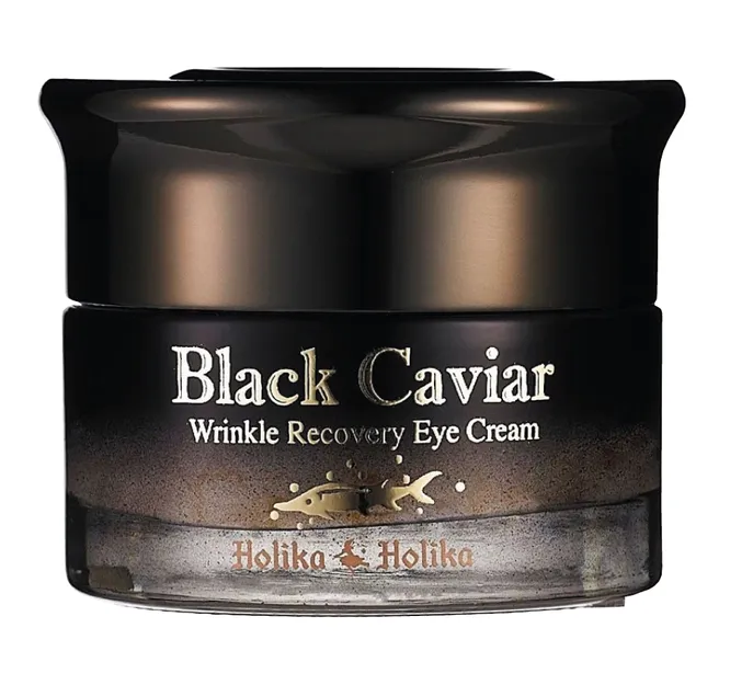 HOLIKA HOLIKA Black Caviar PRZECIWZMARSZCZKOWY KREM POD OCZY z ekstraktem z czarnego kawioru