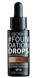 GOSH Foundation Drops SPF10 LEKKI PODKŁAD nawilżająco-kojący 010