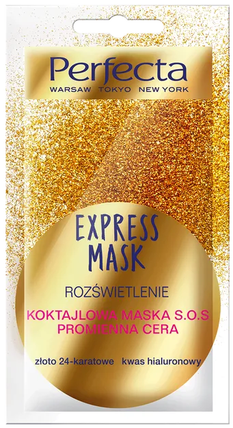 Perfecta Express Mask Koktajlowa Maska S.O.S rozświetlająca 8ml