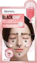 MEDIHEAL maska w płacie BLACK CHIP akupresurowa przeciwzmarszczkowa