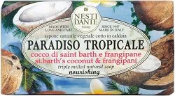 Nesti Dante NATURALNE MYDŁO TOALETOWE Paradiso Tropicale ODŻYWCZE St.Barth's Coconut & Frangipani