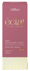 L'BIOTICA Eclat Glow Cream KREM KOLAGENOWY z różą