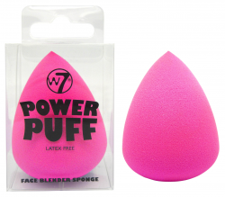 W7 POWER PUFF Sponge GĄBKA DO MAKIJAŻU Hot Pink