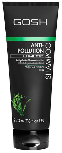 GOSH szampon do włosów ANTI-POLLUTION oczyszczająco-nawilżający