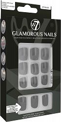 W7 Glamorous Nails SZTUCZNE PAZNOKCIE Jet Black