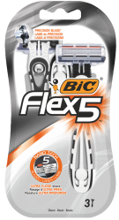 BIC maszynka do golenia FLEX 5 ostrzy | 3 szt. 