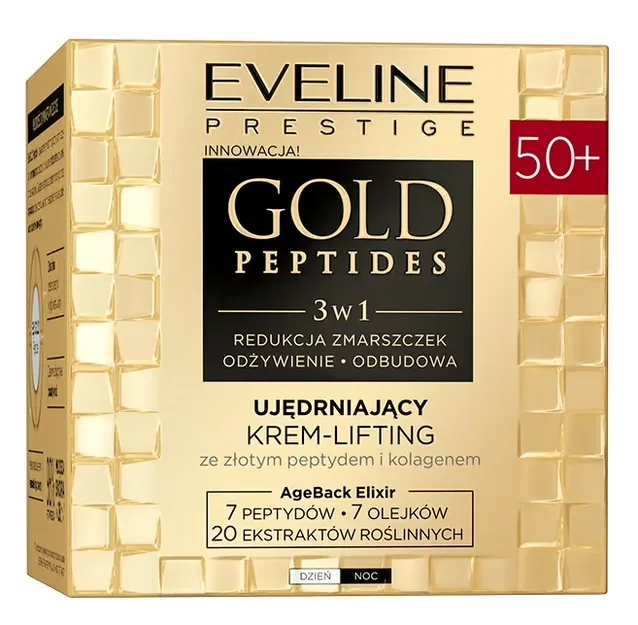 EVELINE Gold Peptides UJĘDRNIAJĄCY KREM-LIFTING 50+