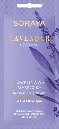 SORAYA Lavender WYGŁADZAJĄCA MASECZKA na twarzy szyję i dekolt
