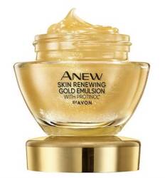 AVON Anew Skin Renewing Gold Emulsion EMULSJA NA NOC z protinolem