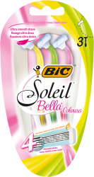 BIC maszynka do golenia Soleil BELLA COLOURS 4 ostrza | 3 szt.