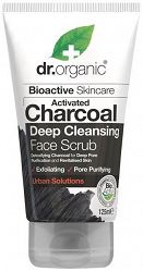 Dr.Organic ACTIVATED CHARCOAL peeling do twarzy z ORGANICZNYM AKTYWNYM WĘGLEM detoksykująco-oczyszczający