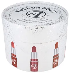 W7 FULL ON POUT Lipstick Collection ZESTAW POMADEK