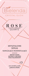 BIELENDA Crystal Glow Rose Quartz KRYSZTAŁOWE SERUM nawilżająco-rozświetlające