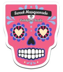 DR.MOLA Sweet Masquerade PINK & RED FRUITS Sheet Mask MASKA W PŁACHCIE rewitalizująco-rozświetlająca