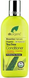 Dr.Organic TEA TREE odżywka do włosów i skóry głowy z ORGANICZNYM OLEJKIEM Z DRZEWA HERBACIANEGO wzmacniająco-odbudowująca