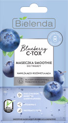 BIELENDA Blueberry C-Tox maseczka do twarzy ROZŚWIETLAJĄCO-NAWILŻAJĄCA