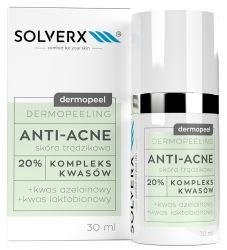 SOLVERX Dermopeel DERMOMASKA ANTI-ACNE 20% skóra trądzikowa