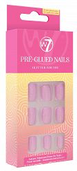 W7 PRE-GLUED Nails SAMOPRZYLEPNE PAZNOKCIE Glitter For You