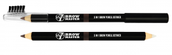 W7 BROW MASTER 3in1 Brow Pencil KREDKA DO BRWI Z WOSKIEM Dark Brown